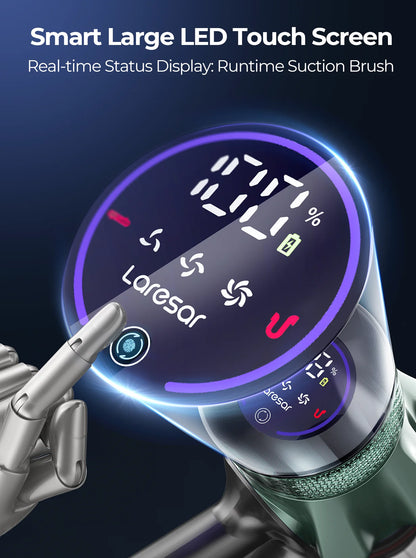 Laresar V7 PRO 600W 65000PA Cordless Vacuum Cleaner Handheld Home Appliance Aromatherapy Function Long Hose Sofa Suction 2026 NE