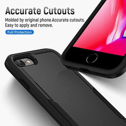 For iPhone SE 3 2022 Case Shockproof Hybrid Case Dual Layer Design Hard Cover For iPhone SE 2 2020/iPhone 6/6S/7/8 Plus Cases