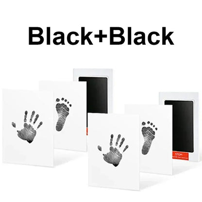 Baby Handprint Footprint Ink Pads Newborn Pet Cat Dog Paw Prints Keepsakes Safe Non-toxic No-Touch Skin Inkless Inkpad