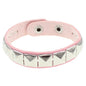 Punk Hip-hop Single Row Square Rivet Bangles Fashion Rock Opening Adjustable Couple Wristband for Women Men Jewelry Accessories