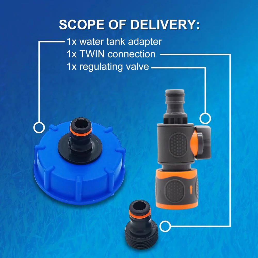 Water Tank Filling Adapter For Motorhome Caravan With Quick Coupling Base Control Set For Fuel Cap IG60 Coarse Thread Tools