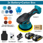 Gisam Cordless Car Polisher 8 Gears Adjustable Auto Electric Waxing Sanding Sealing Glaze Power Tool Fit Makita 18v Battery Pin