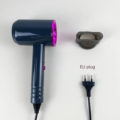 Home portable high power blue hair dryer 1200W professional hair dryer Strong wind salon negative ion hair dryer