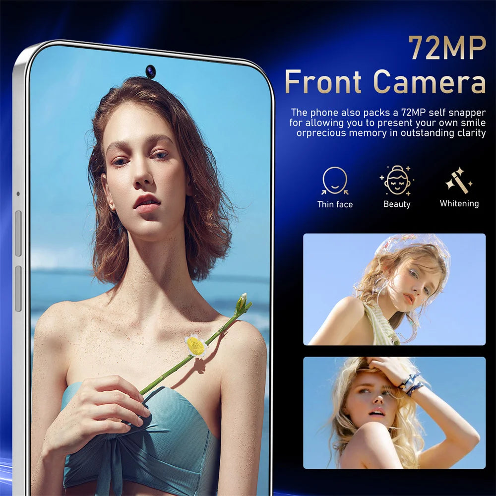 Hot Original Smartphone for S26 Ultra 7.3HD Cell Phone 5G Dual Sim 16MP+48MP 22G+2TB 7800mAh Android 14 Unlocked Mobile Phones