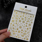 Winter Christmas Atmosphere Nail Stickers Snowman Snowflake Wapiti Self-adhesive High Quality Cute Nail Stickers Nail Art Deco