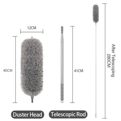 Extendable Microfiber Duster Retractable Duster Brush Household Cleaning Tools Dust Remover Brush For Dust Cleaning CCD001