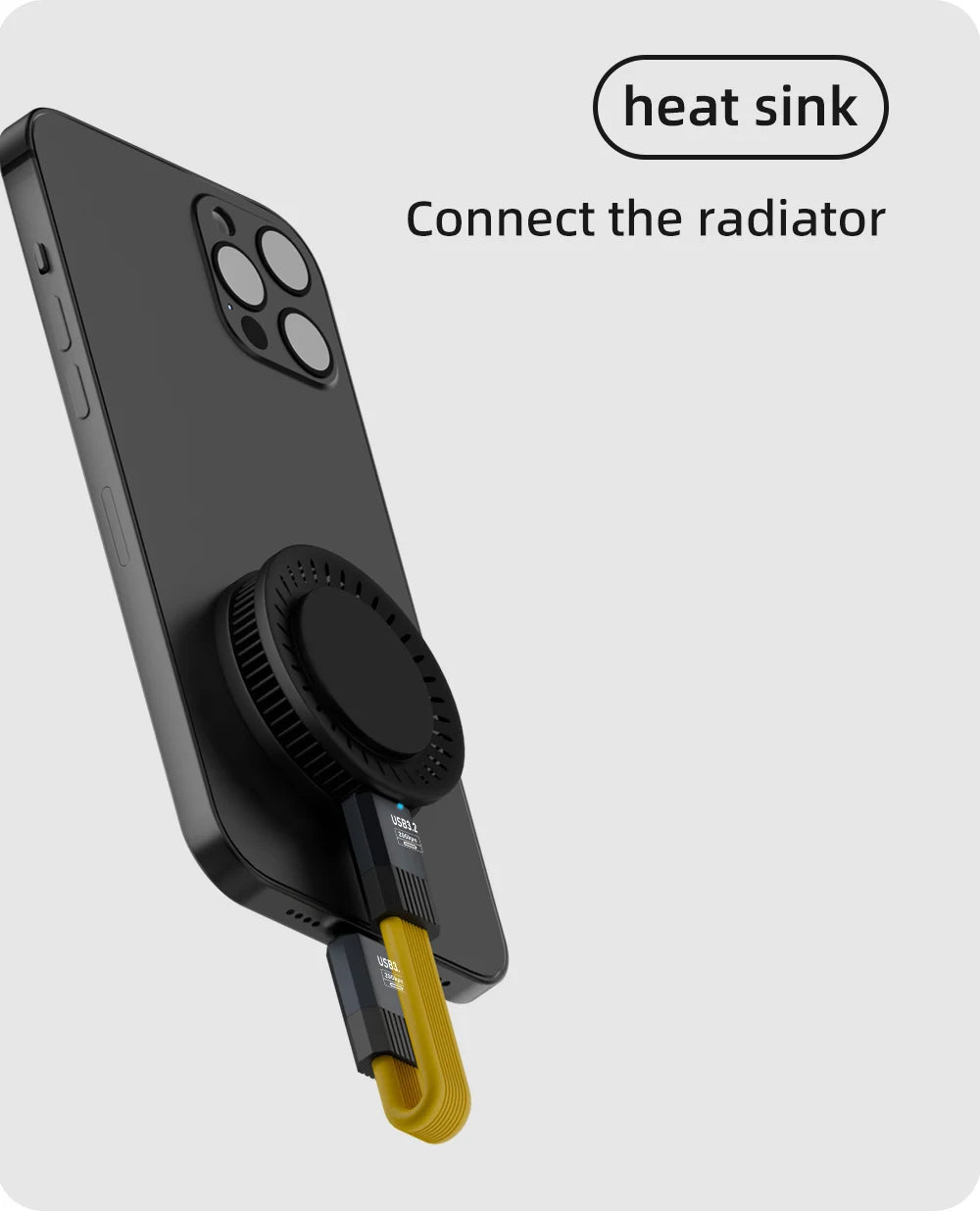 PD 100W Short USB C to USB C Cable Fast Charging 5A USB C Cord USB3.2 20Gbps Data Transfer 8K@60Hz Flat Data Charge Cable