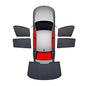 For Leapmotor C10 2024~2026 2025 Car Magnetic Mesh Privacy Sunshade Side Window Sun Shade Mosquito Net Protection Accessories