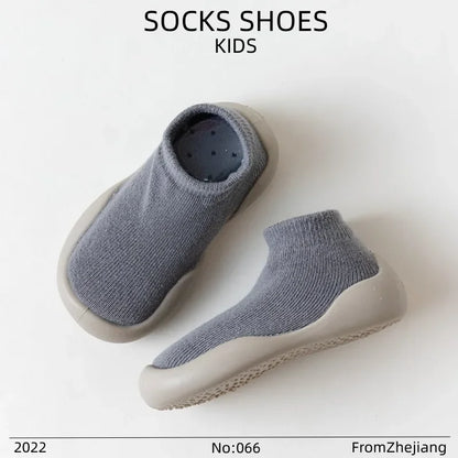 Baby Socks Shoes Infant Cute Cartoon Kids Boy Shoes Soft Rubber Sole Child Floor Sneaker BeBe Booties Toddler Girls First Walker