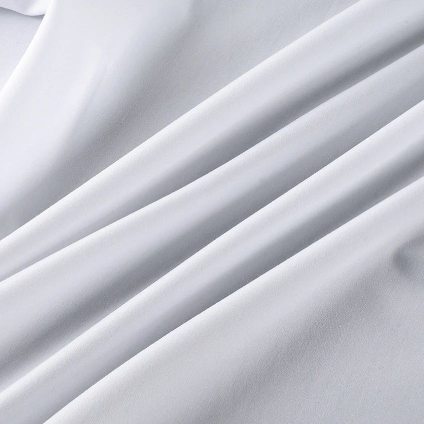 Linad Autumn Elegant White Puff Sleeve Shirt Office Lady Single-Breasted Woman Blouse 2025 Street Chic Turn Down Collar Tops