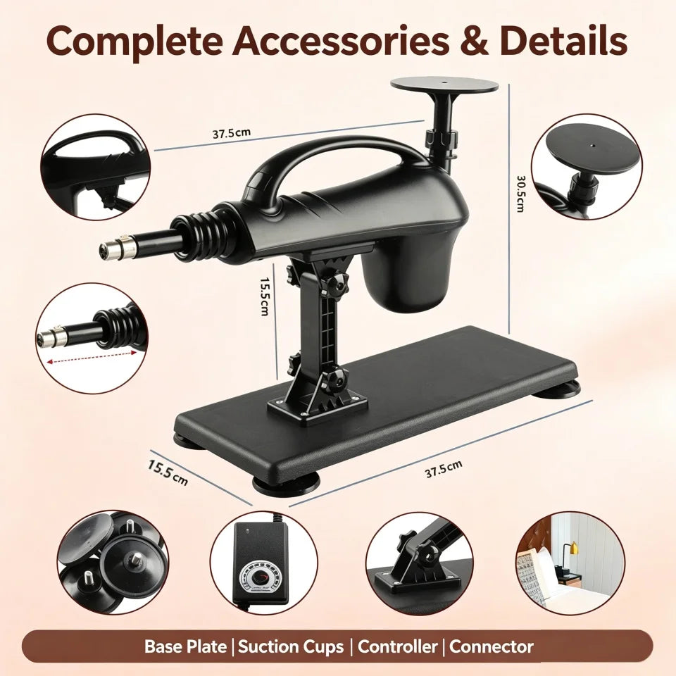 FREDORCH Upgraded Sex Machine for Women with Dildos Automatic Masturbation Machine Pump Gun Love Machine Couple Sex Toys