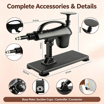 FREDORCH Upgraded Sex Machine for Women with Dildos Automatic Masturbation Machine Pump Gun Love Machine Couple Sex Toys