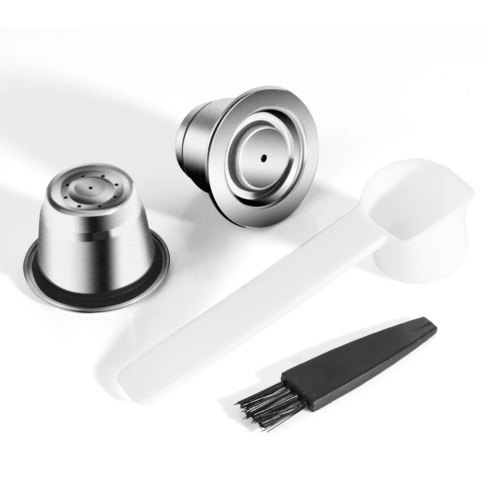 Reusable Pods for Nespresso Reusable Stainless Steel Capsule Crema Espresso Coffee Filters Reusable Pods Coffee Accessories
