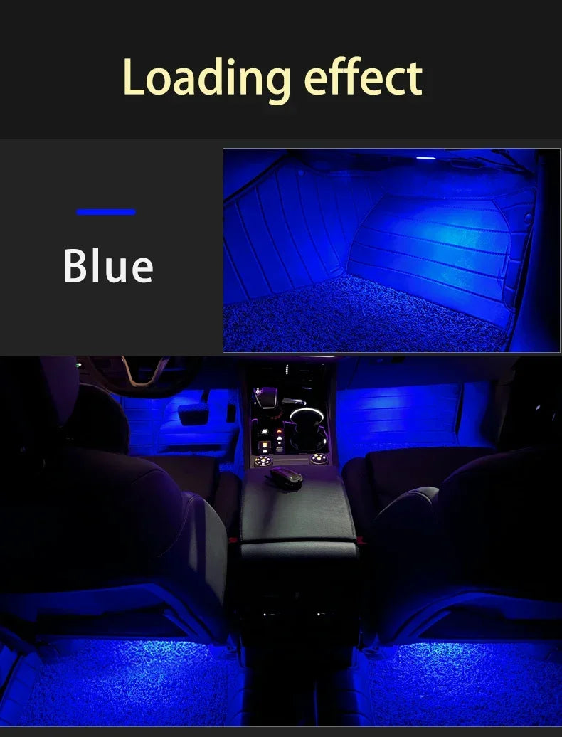 For Volkswagen VW Touareg Tiguan Passat Transporter Arteon Sharan EOS Jetta Scirocco Car Footwell Light Kit Interior Accessories