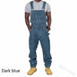 Mens Jeans 2026 Overalls Men Pockets Casual Loose Long Denim Pants Slim Splice Straight Rompers Autumn Plus Size Long Jeans Men