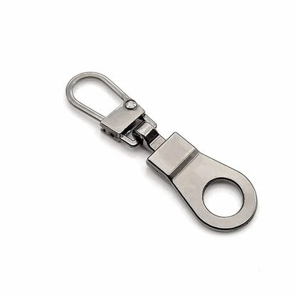 10Pcs Metal Zipper Head Replacement Detachable Zipper Puller Tab Repair Kit for Luggage Suitcase Purses Bags Accessories