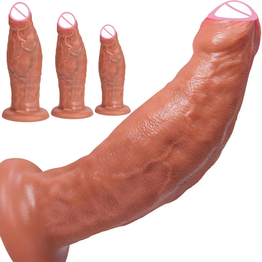 Realistic Silicone Dildo Suction Cup Anal Penis Adult Sex Toys Anal Plug for Woman Men Big Dick Butt Plug Dildos Masturbator 18+