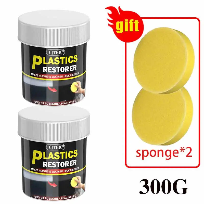 Car Plastic Restorer Back To Black Gloss Auto Interior Leather & Panel Renewal Wax Coating Agent Auto Polish And Repair Coating