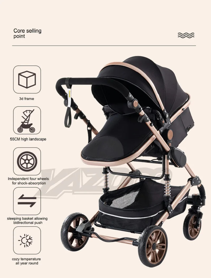 Baby stroller 3 in1,four wheel stroller,2 in 1 baby car,Lightweight strollers,Mutifunction Strollers,baby carriage,Poussette