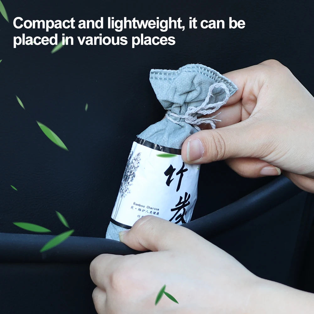 Bamboo Charcoal Air Purifying Bags for Refrigerators Wardrobes Shoe Cabinets Car Air Freshener Purifier Activated Carbon Bag