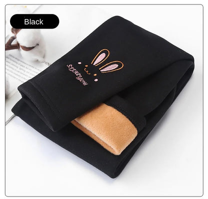 Autumn Winter Children Girl's Legging Thicken Warm Kids Girl Warm Plush Legging Trousers Elastic Waist Leggings Kids Pants