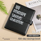 Save Savings Challenges Loose-Leaf Binder Budget Binder with Cash Envelopes Money Organizer System 100 Envelope Challenge Binder