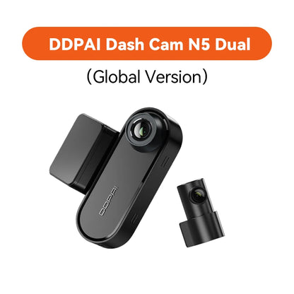 DDPAI Dash Cam N5 Dual Front and Rear 4K Ultra HD Resolution Dash Camera NightVIS ADAS GPS Auto Record