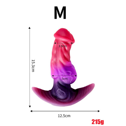 Factory Sales Wearable Anal Plug Buttplug Fake Dildo For Women Men Adult 18 Wear Butt Plug Anal Dilator Prostate Massage Sexshop