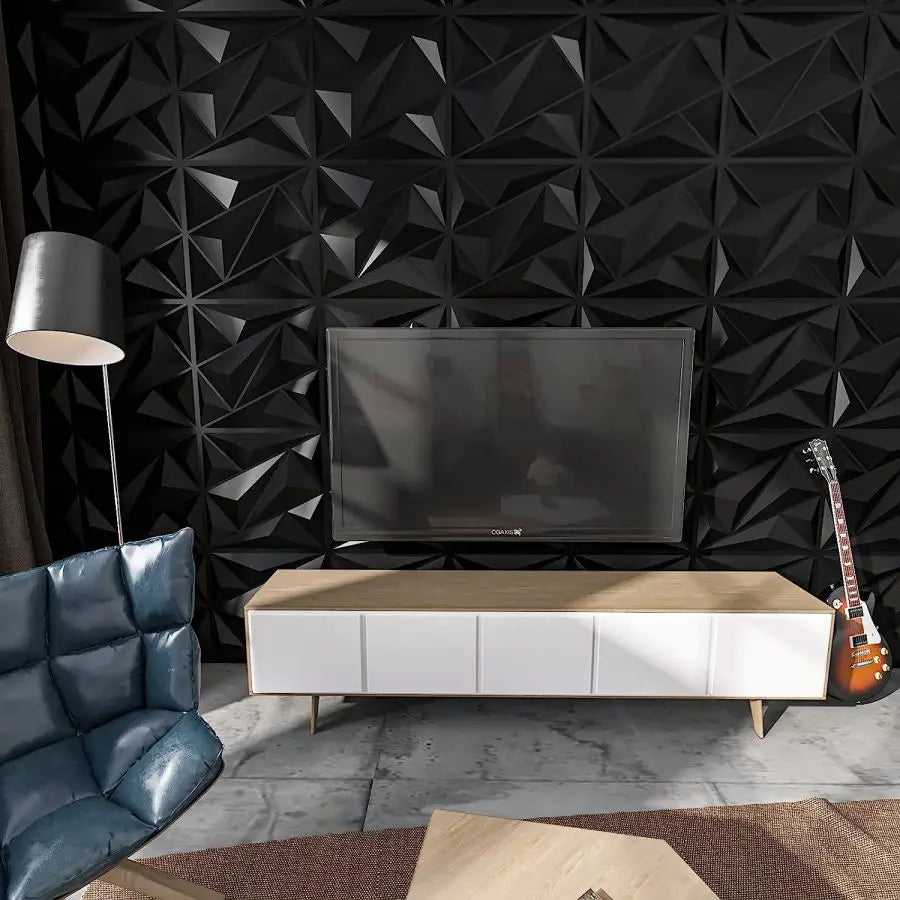 12pcs/20pcs 3D textured wall panels for indoor wall decoration,suitable for living room hall bedroom hotel office,30cmx30cm