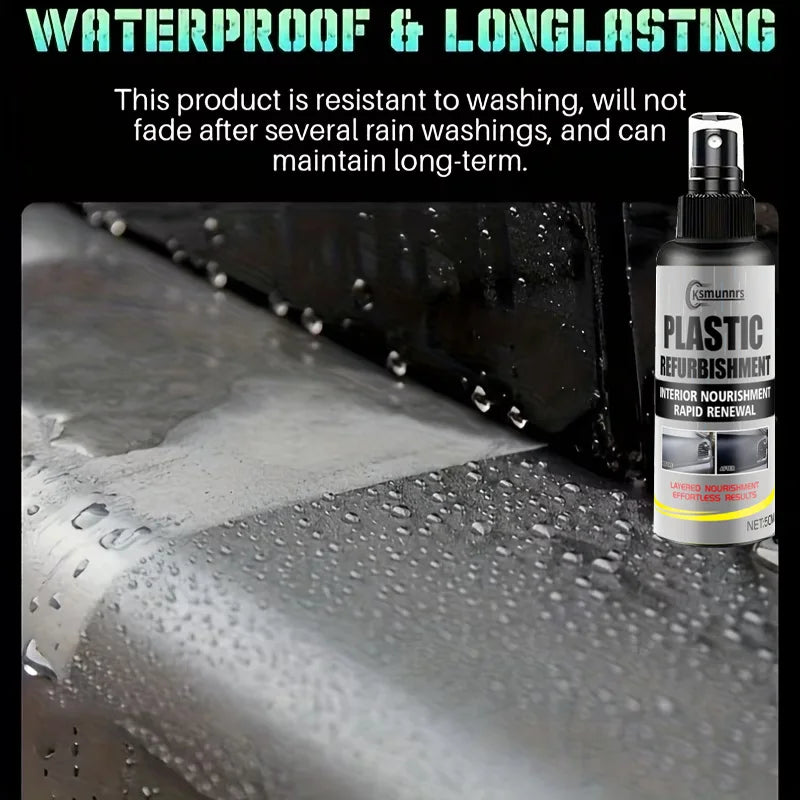 Car Interior Restorer Spray, Restores Shine to Leather, Plastic, Dashboard and Auto Trim
