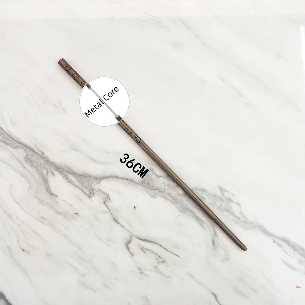 Anime Cosplay Magic Metal Core Wand With Box Children Decoration Toy Accessories For Kids Bacchetta Di Plastic Magic Stick