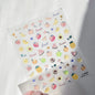 Fresh Sweet Fruits Strawberry Cherry Bowknot Love Heart Lemon 5D Nail Art Stickers Self Adhesive Decorations Nail Manicure Decal