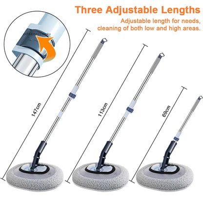 Car Wash Brush Long Handle Car Cleaning Brush Soft Hair Chenille Broom for Home Floor Window Telescopic Windshield Car Wash Mop