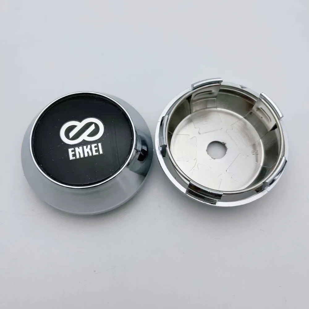 4pcs 60mm 64mm 65mm 68mm 69mm  Car Wheel Center Caps With Enkei Logo Emblem Car Accessories for Wheel Hubcaps Hub Cover High Cap