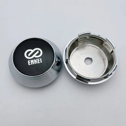 4pcs 60mm 64mm 65mm 68mm 69mm  Car Wheel Center Caps With Enkei Logo Emblem Car Accessories for Wheel Hubcaps Hub Cover High Cap