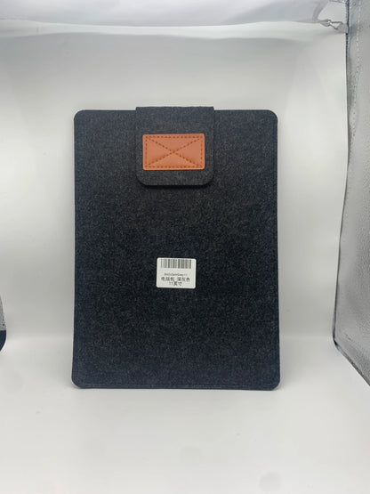 Felt Sleeve Slim Tablet Case Cover Bag for MacBooks Air Pro 11 13 15 Inch Solid Color Tablet Storage Bag
