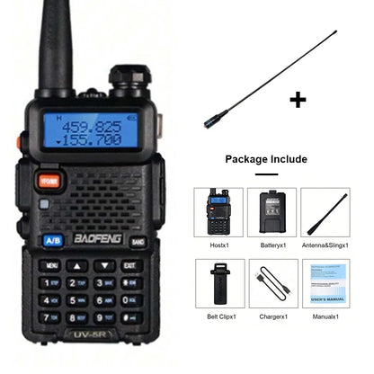 Baofeng UV-5R USB Lange Afstand Dual Band Ham Amateur Met Vhf Uhf Fm CB 128CH 2200mAh Portable Handheld Long Range Two Way Radio