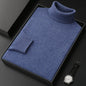 Men's Turtleneck 100% Cashmere Sweater Autumn Winter Basic Long Sleeve Pullover Cashmere Knitwear Soft Warm Comfy Clothing