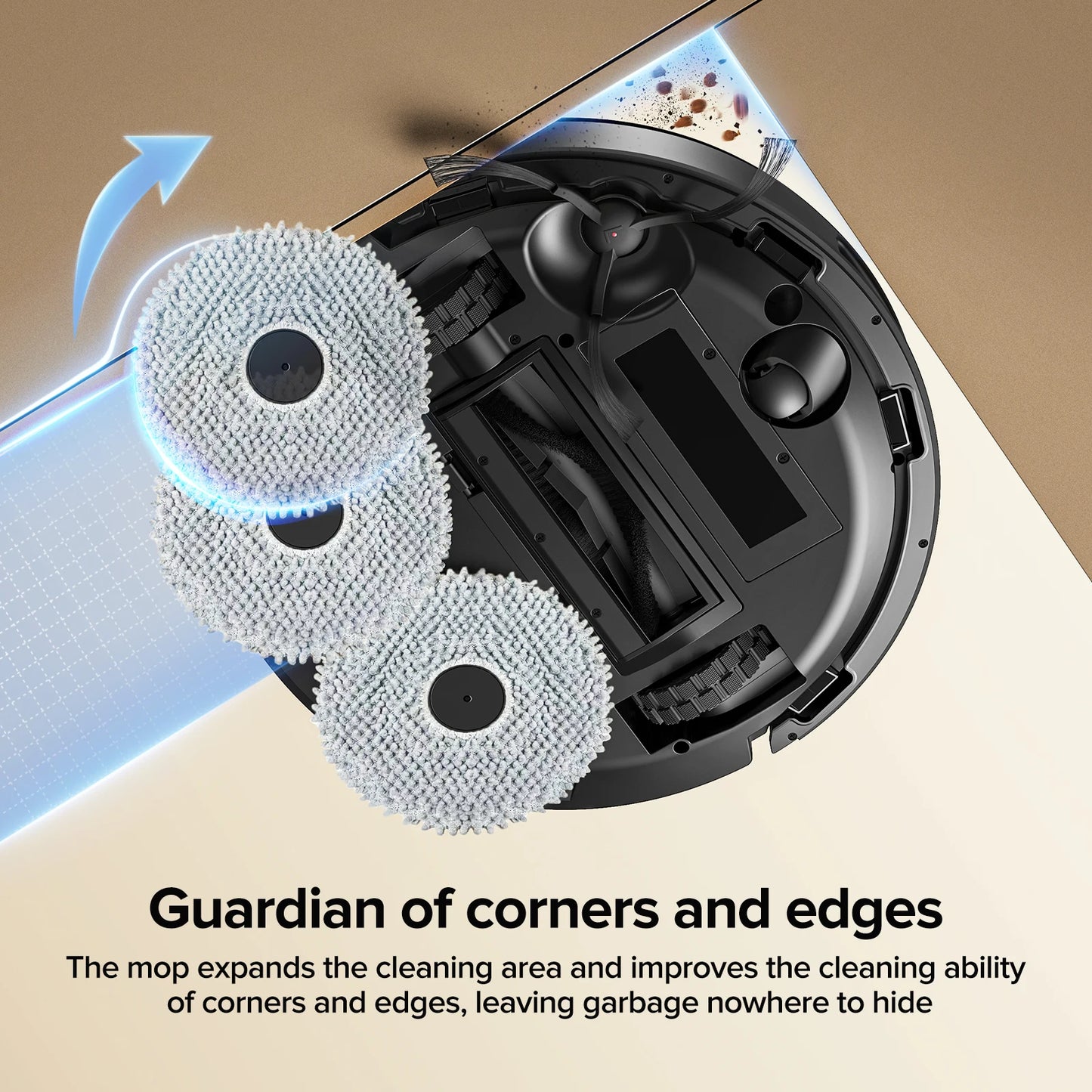 Lubluelu S1000 Robot Vacuum Mop with Self-Cleaning Station 11000Pa 75℃ Hot Water Wash Auto-Dry Carpet Boost Cleaning for Home