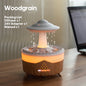 Creative UFO Aroma Diffuser Sprayer Air Humidifier with Water Mist Ring Works with Essential Oil Releases Fine Water Mists
