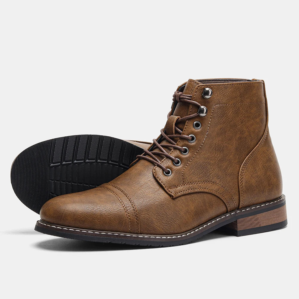 Men's Classical Leather Ankle Boots Comfortable Spring Fashion Men boots