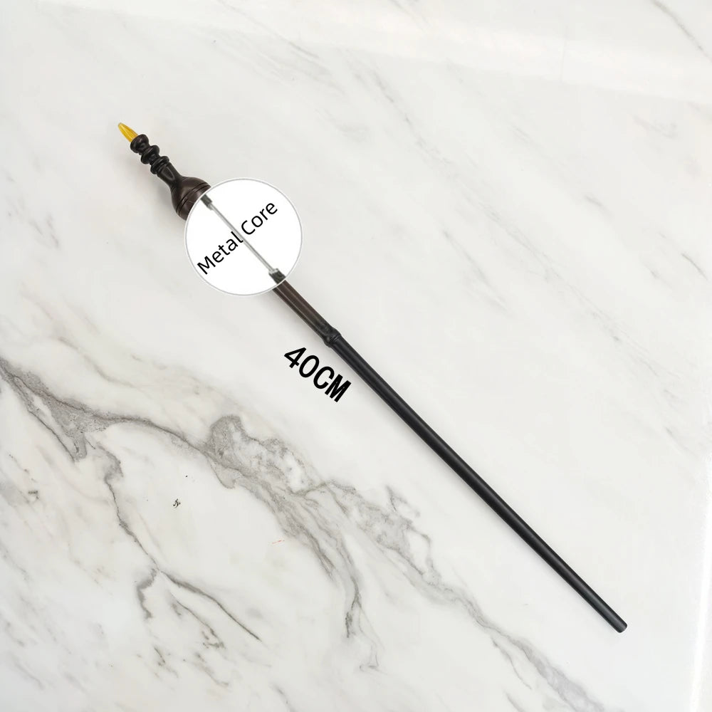 Anime Cosplay Magic Metal Core Wand With Box Children Decoration Toy Accessories For Kids Bacchetta Di Plastic Magic Stick