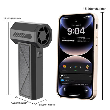 Blower Car Vacuum Cleaner Turbo Fan Violent Jet Fan Cleaning Blowing Tools Auto Dust Collector Portable Air Duster Hair Dryer