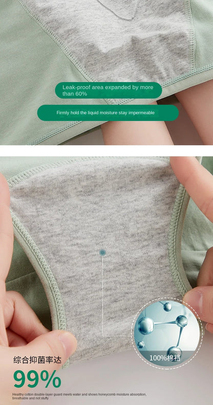 Panties for Menstruation Cotton Menstrual Panties High Waist Period Underwear Culotte Menstruelle Leak Proof Bragas Menstruales