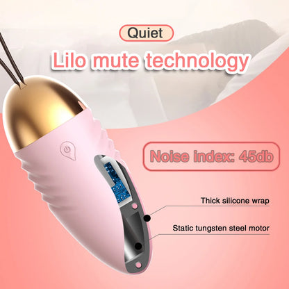 Silicone Vibrating Egg Wireless Remote Control Bullet Vibrators Vaginal Masturbation G Spot Stimulating Massager Women Sex Toys