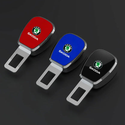 Car Seat Belt Buckle Plug Auto Safety Strap Extension Accessories interior For Skoda Octavia Superb Rapid Kodiaq Karoq Fabia VRS