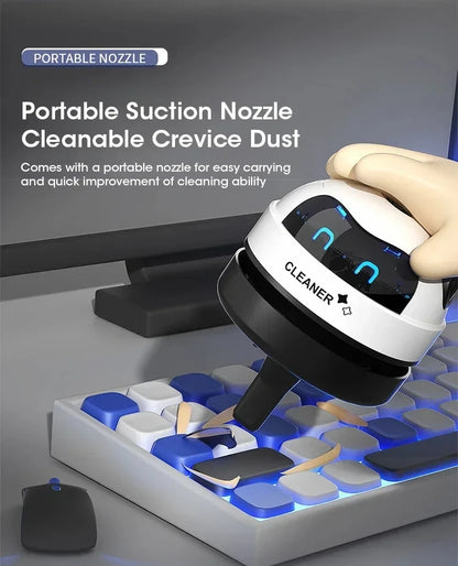 HOMEFISH Vacuum cleaner Desktop Mini rechargeable cleaner Rubber shavings keyboard cleaner Portable automatic dust extractor