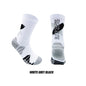 1 Pair High Tube Professional Practical Sport Socks Men's Towel Bottom Thickened Shock Absorbing Contrast Color Elite Socks