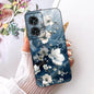 Case For Motorola Edge 50 Fusion Cover XT2429-1 Popular Flower Soft Black Silicone Phone Cases For Motorola G96 5G MotoG96 Funda