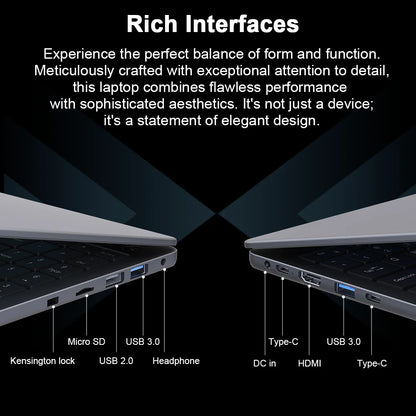 Ninkear A15 PLUS Laptop 15.6" IPS FHD AMD Ryzen 7 5825U Notebook 16G DDR4 +1TB PCI-E 57Wh Battery Windows 11 PRO Office Computer